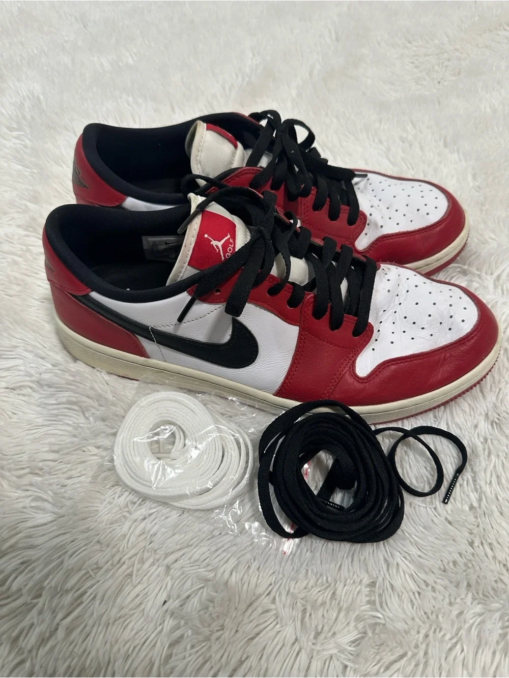 ❤️ Jordan 1 Retro Low Golf Shoe Chicago